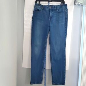 Talbot's straightley Jeans Carolina wash curvy fit size 8